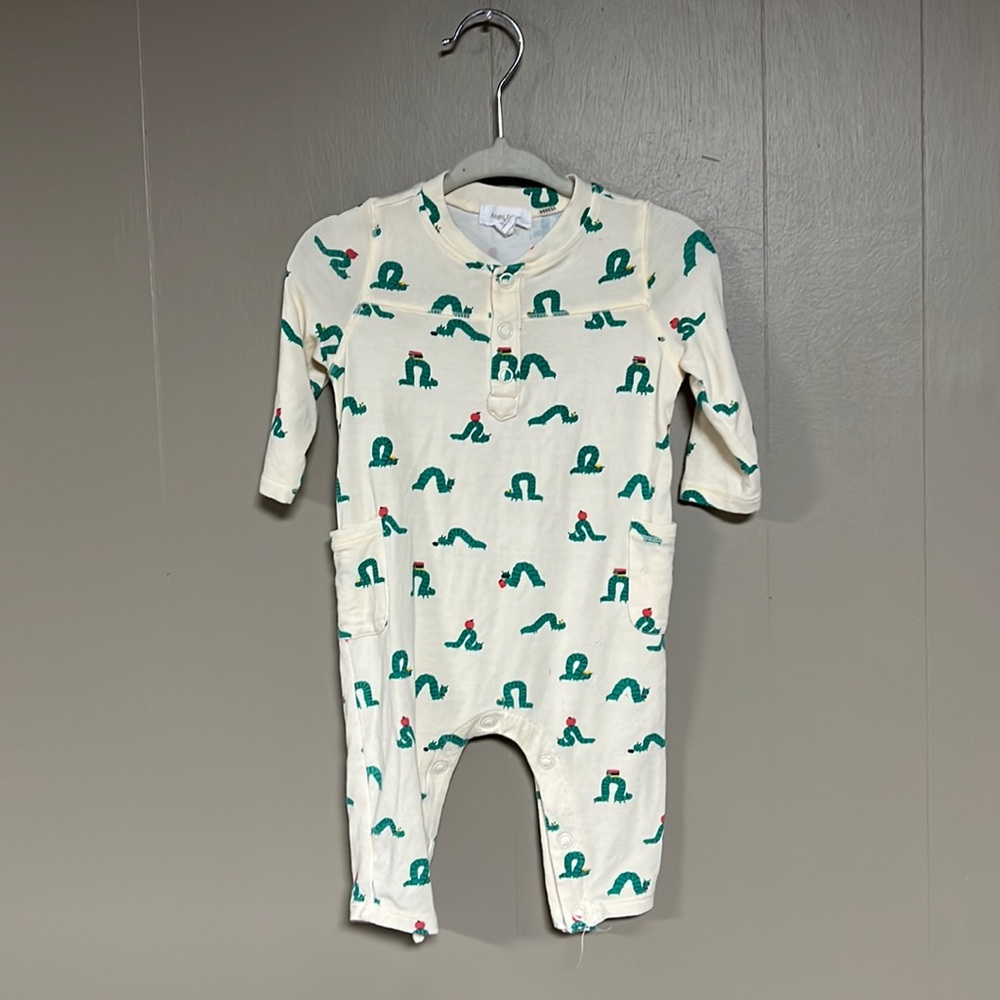 Angel Dear Very Hungry Caterpillar long sleeve/pants romper size 3-6M
